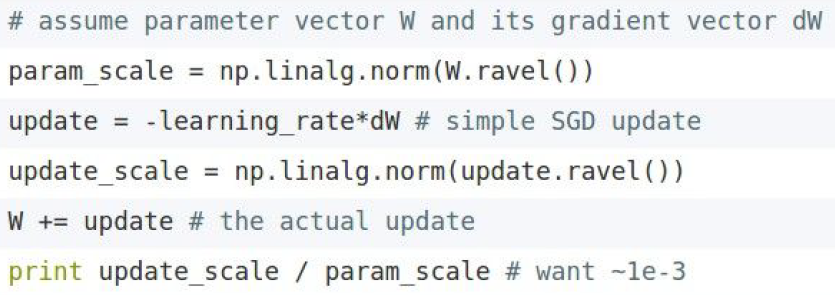 Update scale