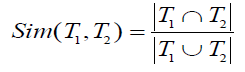 JC based similarity