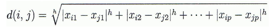 Minkowski Distance